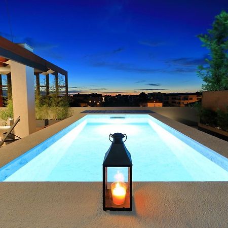 Penthouse Diem - Private Pool With Sea View Zadar Exterior photo