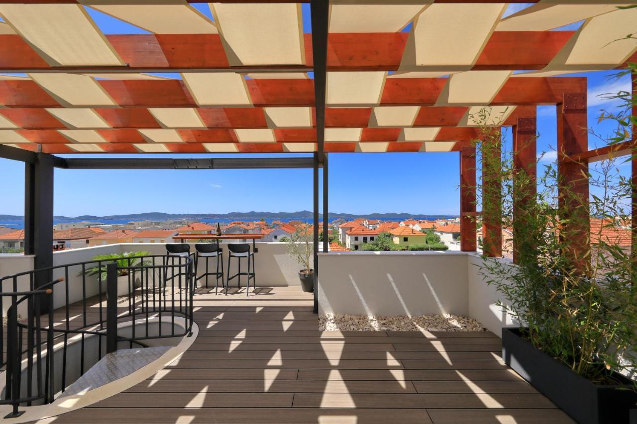 Penthouse Diem - Private Pool With Sea View Zadar Exterior photo